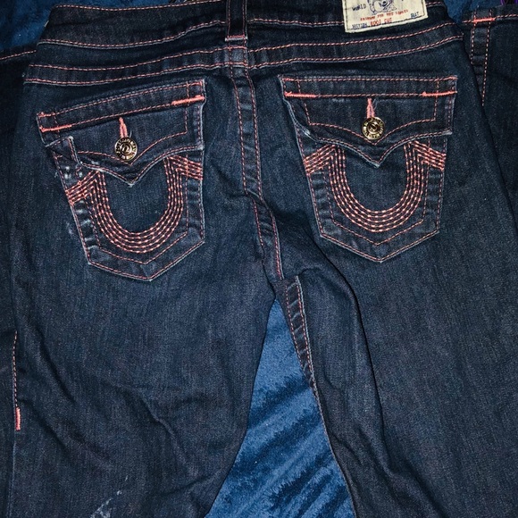 True Religon boot cut jeans size 26 - Picture 1 of 5